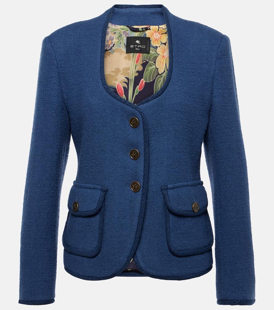 etro wool-blend blazer