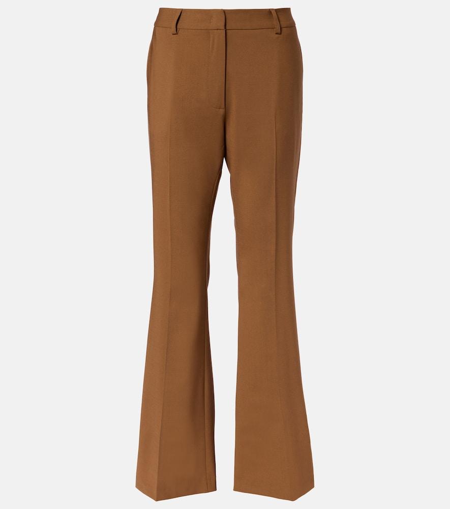 etro wool-blend bootcut pants
