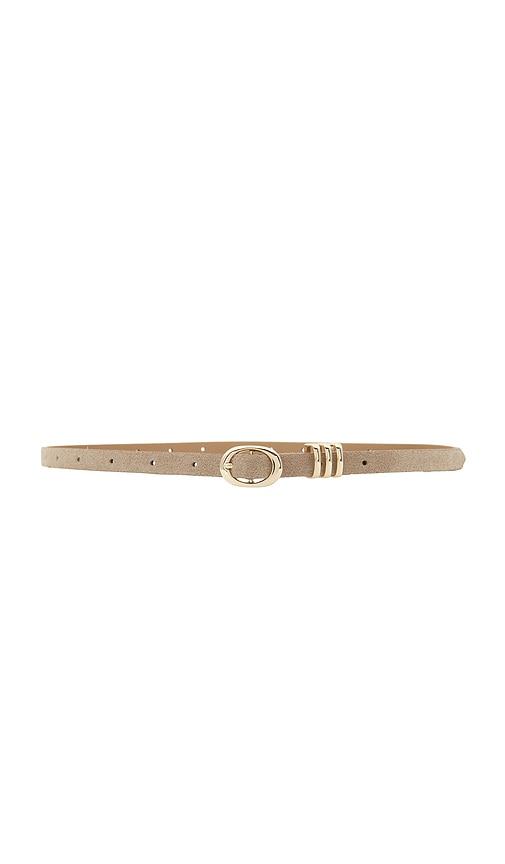 ettika classic skinny belt belt in tan. - size l (also in s, m)