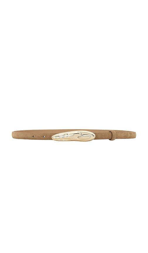 ettika liquid luxe belt in tan. - size l (also in s, m)