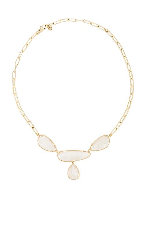 ettika shoreline solstice necklace in ivory.