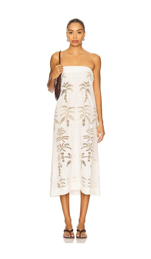 eugenia fernandez ceniza dress in white. - size m (also in s)