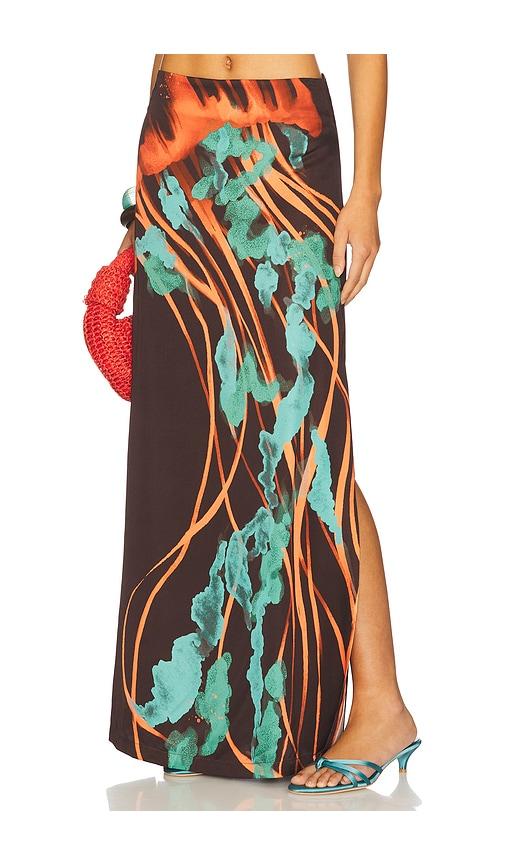 eugenia fernandez kibutai skirt in brown. - size s (also in xs, xl)