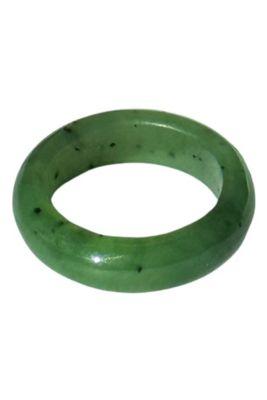 evergreen green jade ring