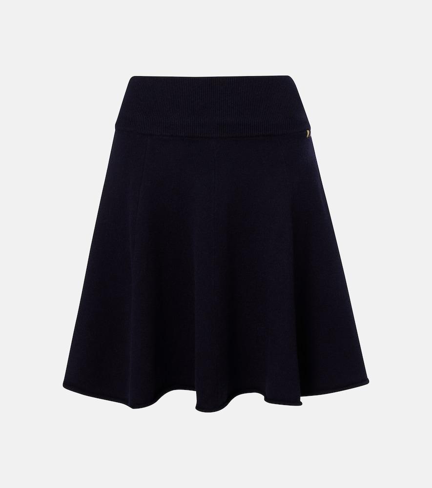 extreme cashmere girl cashmere-blend miniskirt