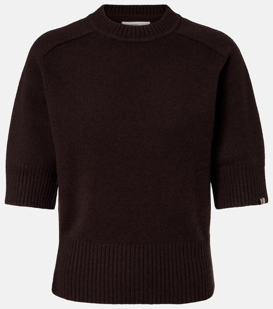 extreme cashmere lauren knitted cashmere-blend top