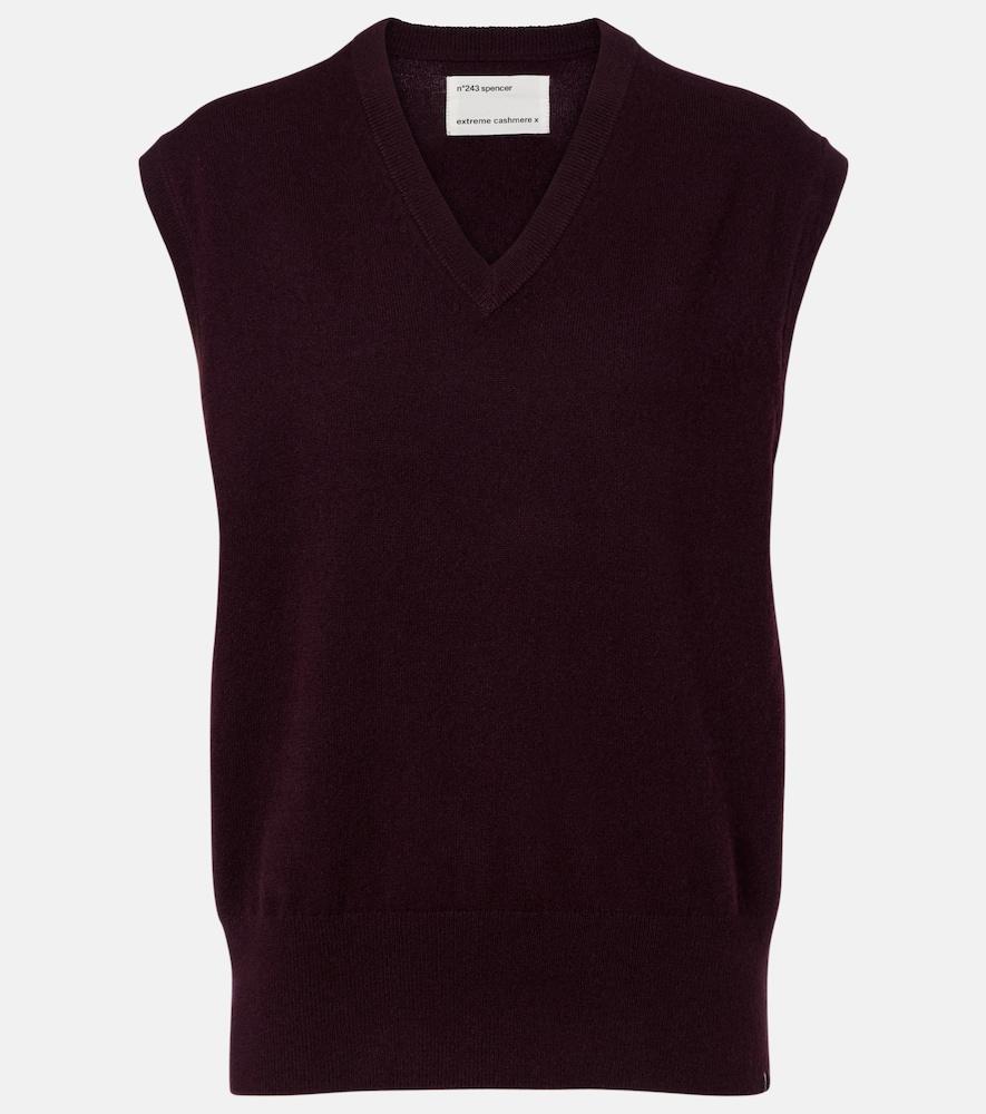 extreme cashmere n°243 spencer cashmere-blend sweater vest