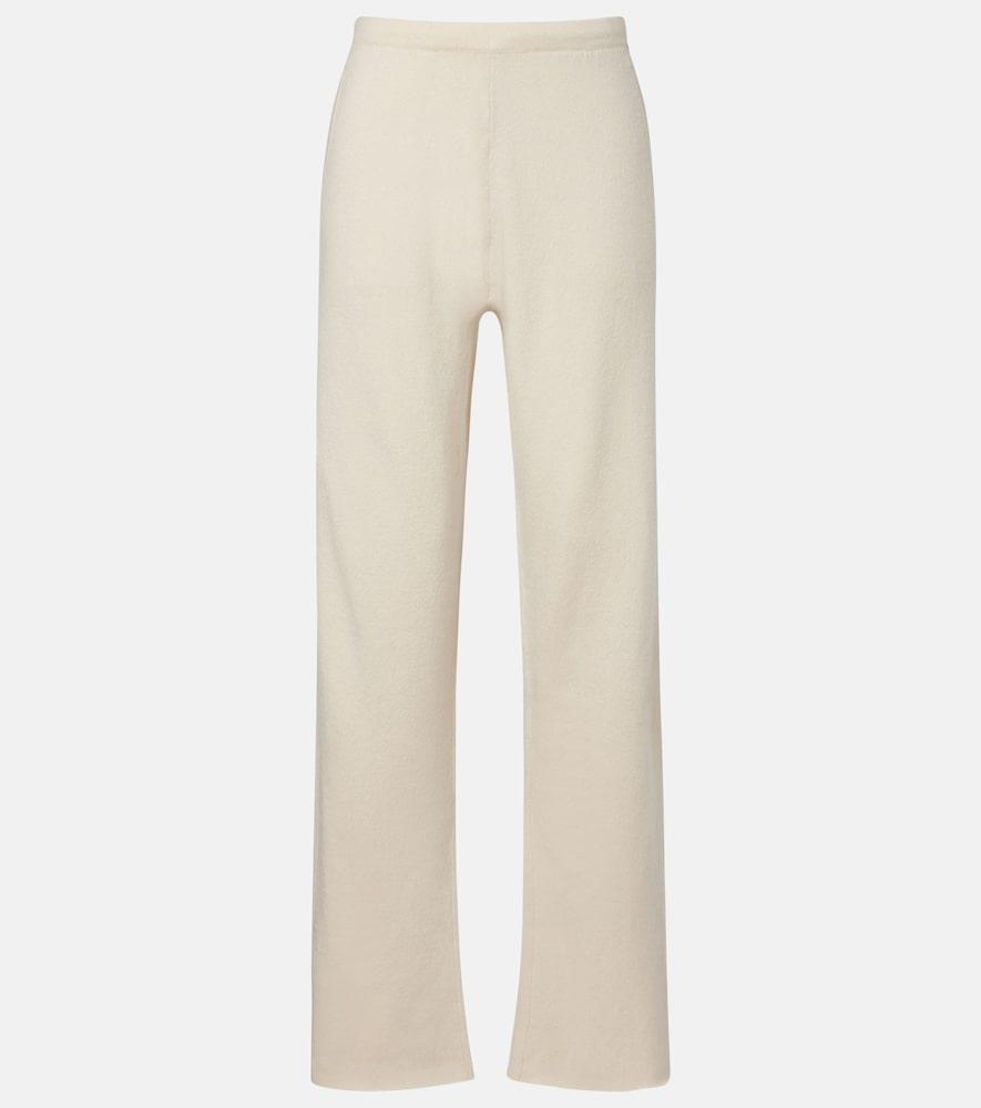 extreme cashmere n°320 rush cashmere-blend straight pants
