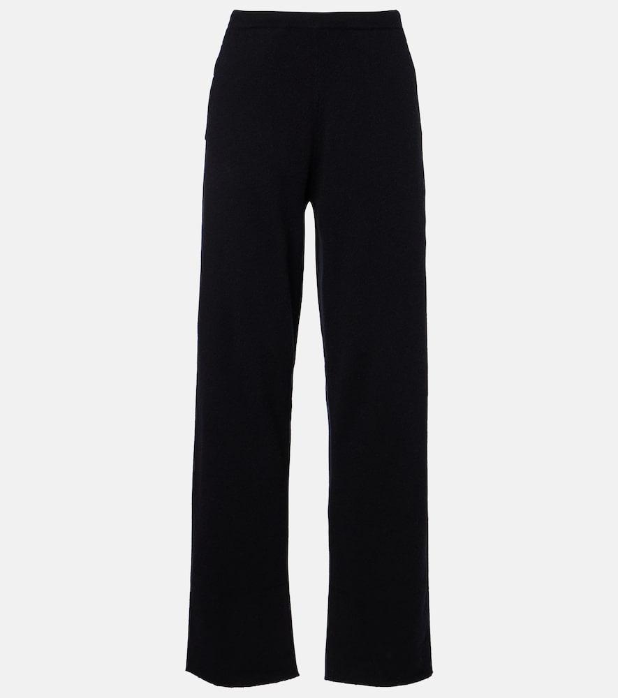 extreme cashmere n°320 rush cashmere-blend wide-leg pants