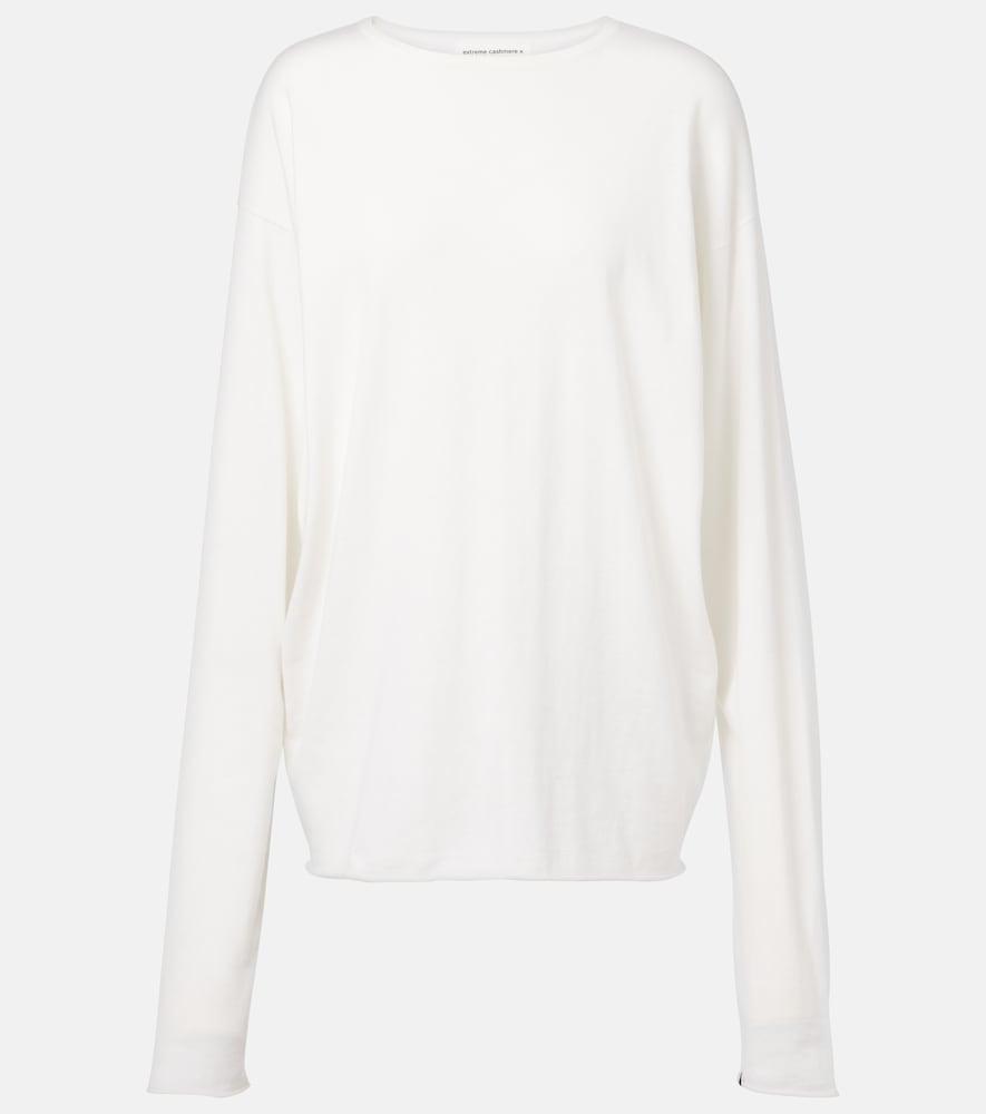 extreme cashmere n°347 aries cotton and cashmere t-shirt