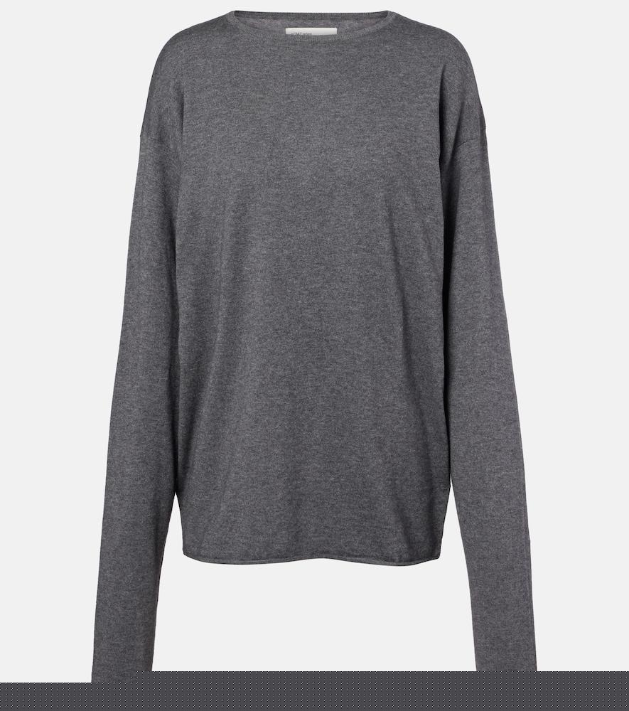 extreme cashmere n°347 aries cotton and cashmere top