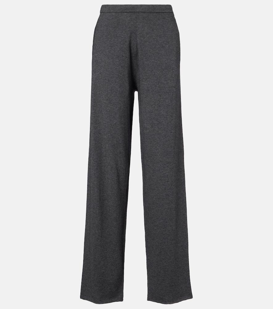 extreme cashmere n°353 relax cotton-blend straight pants