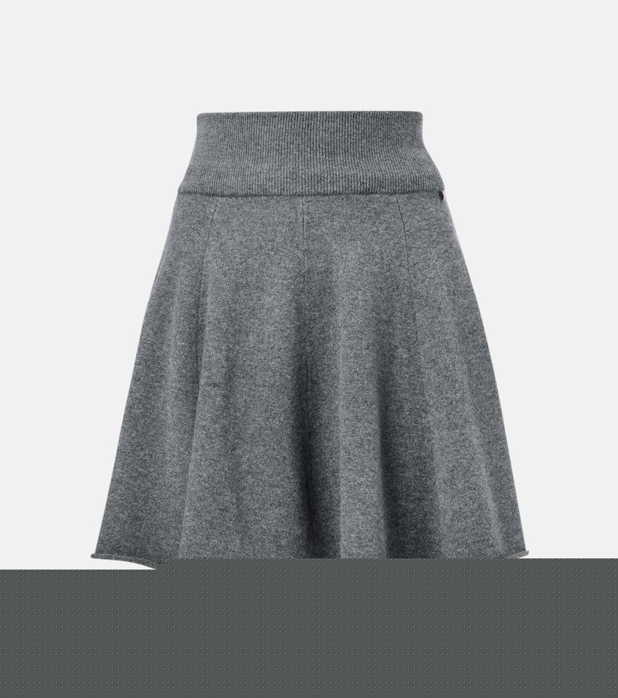 extreme cashmere n°379 girl cashmere-blend miniskirt