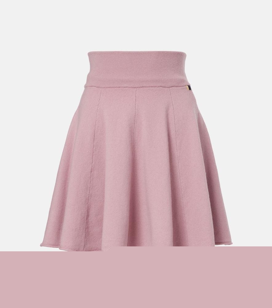 extreme cashmere n°379 girl cashmere-blend miniskirt