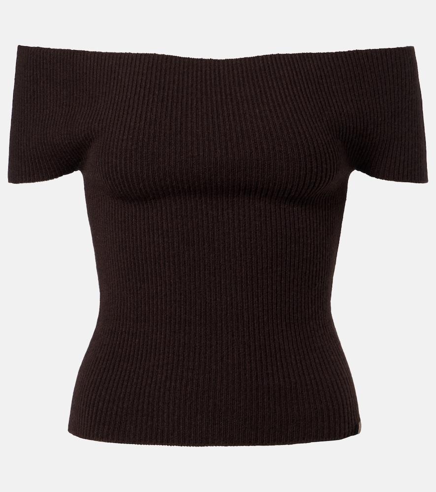extreme cashmere n°381 libra cashmere-blend top