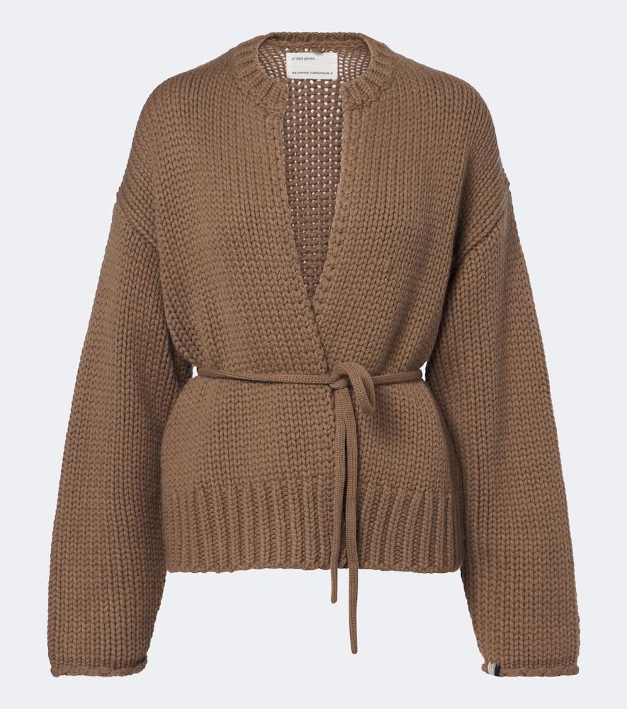 extreme cashmere n°384 ginza cashmere wrap cardigan