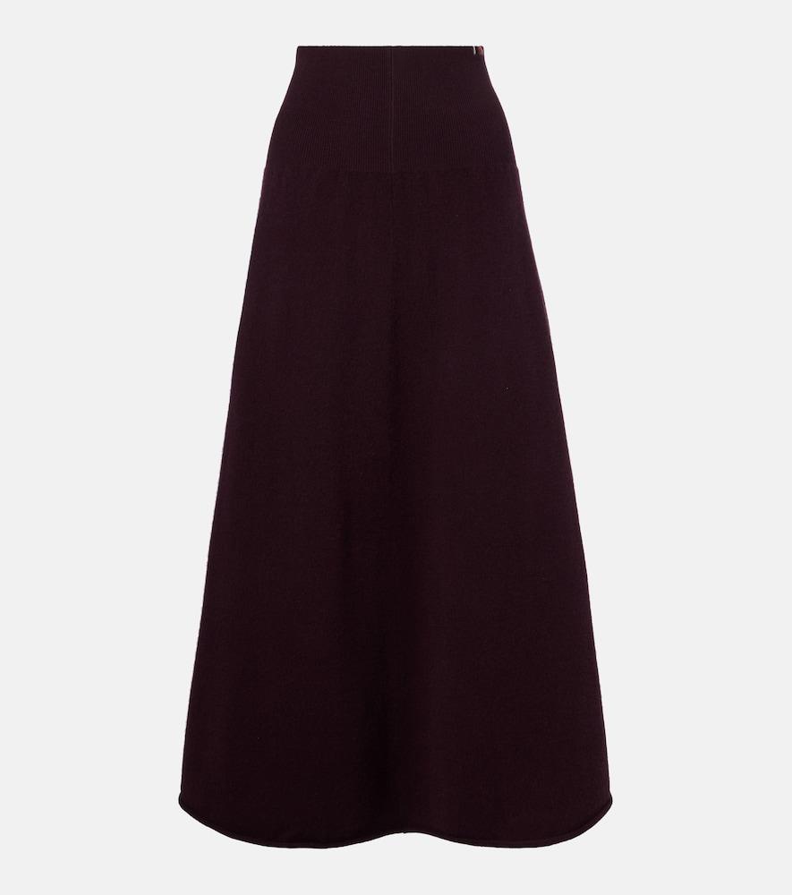 extreme cashmere n°388 ease cashmere-blend maxi skirt