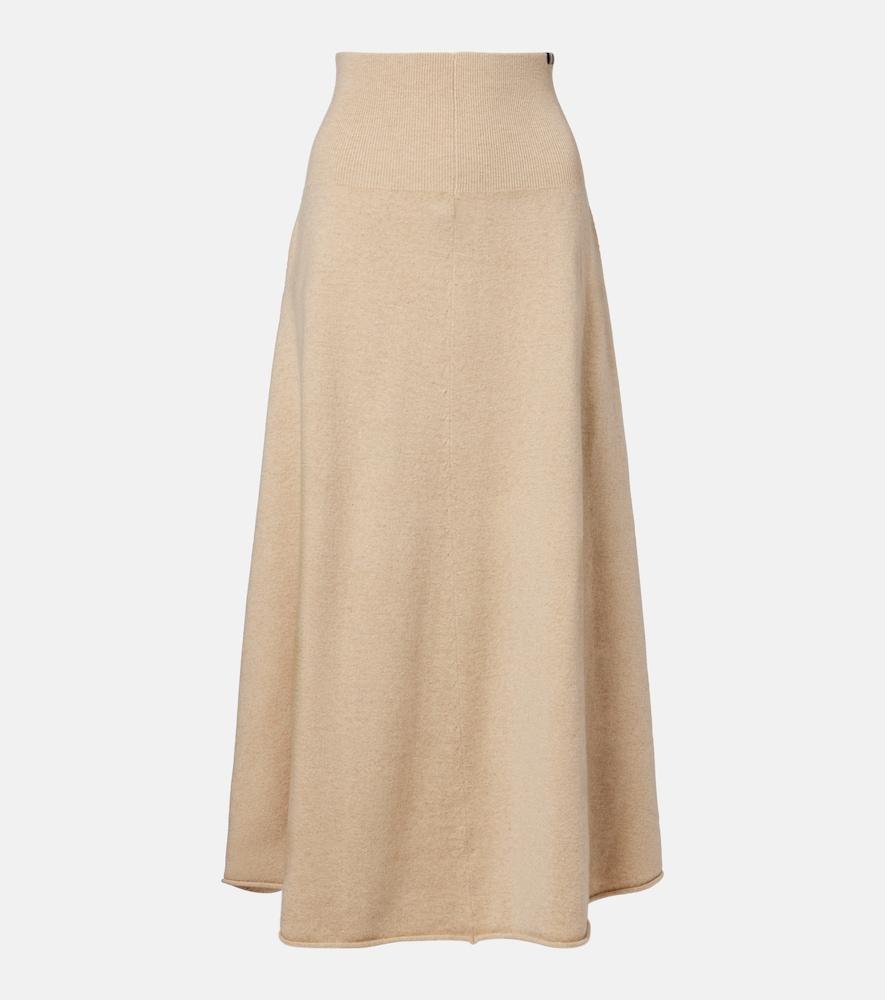 extreme cashmere n°388 ease cashmere-blend maxi skirt