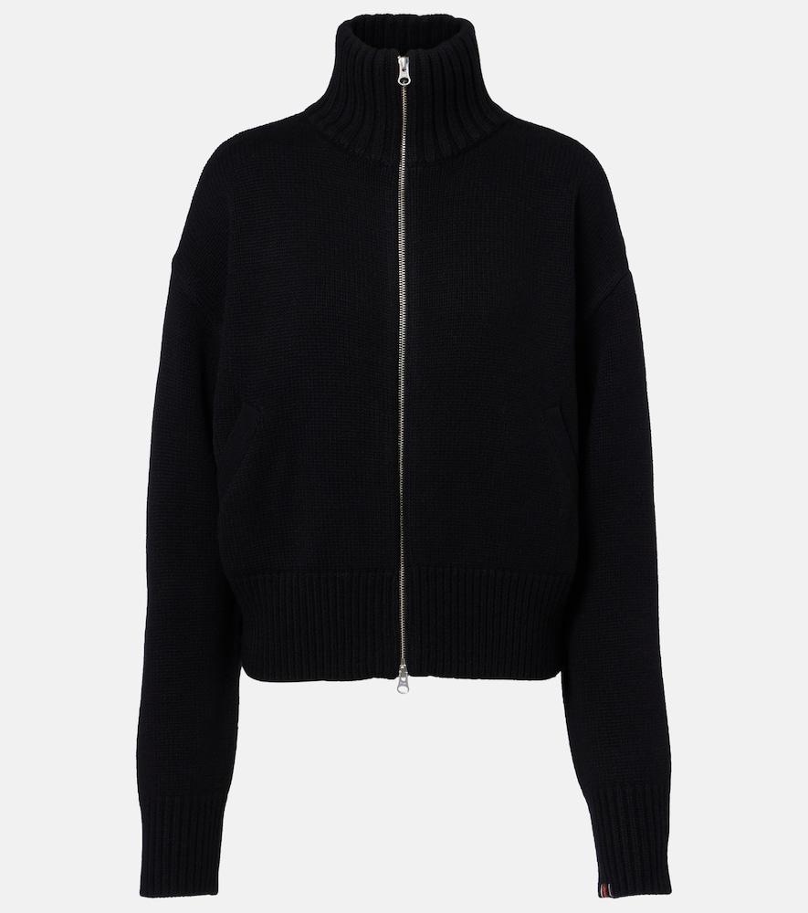 extreme cashmere n°438 xtra fab cashmere zip-up sweater