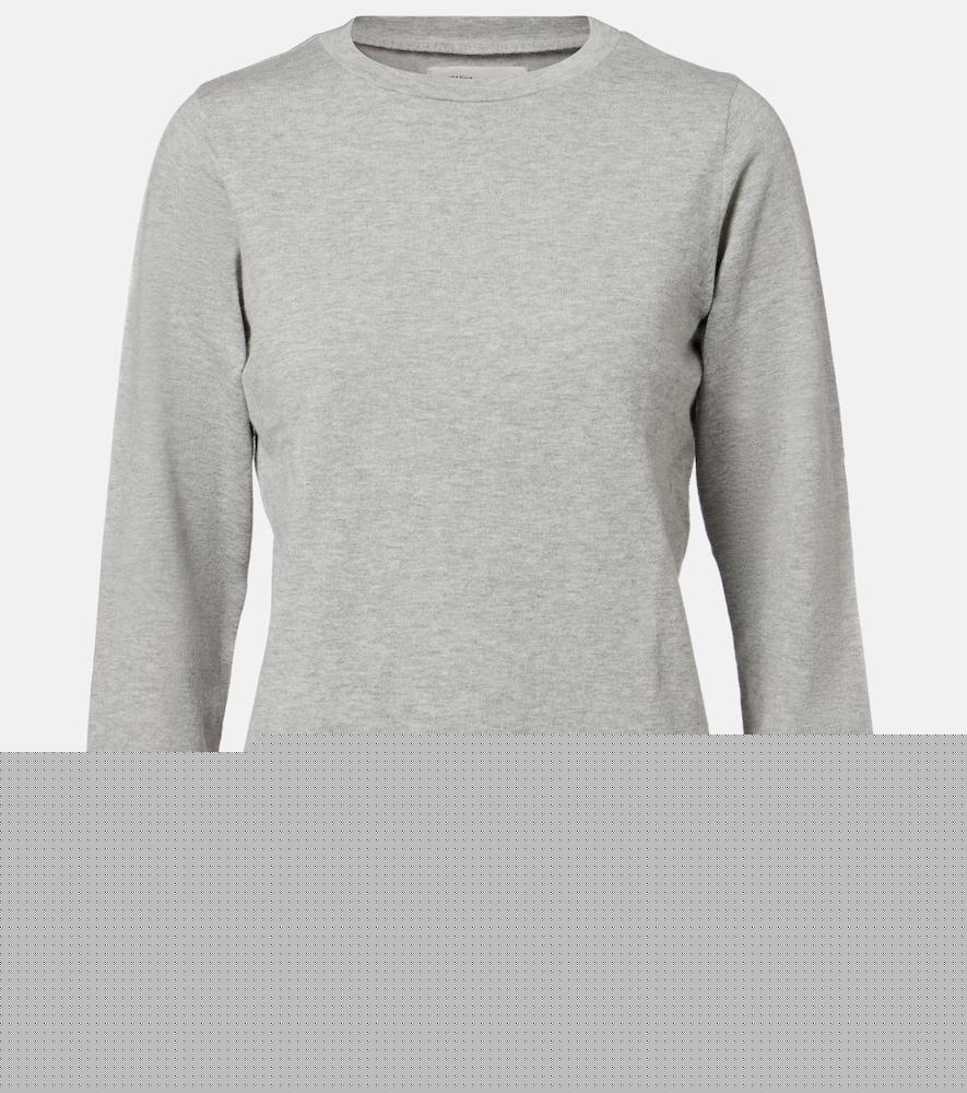 extreme cashmere n°451 lisa cotton and cashmere top