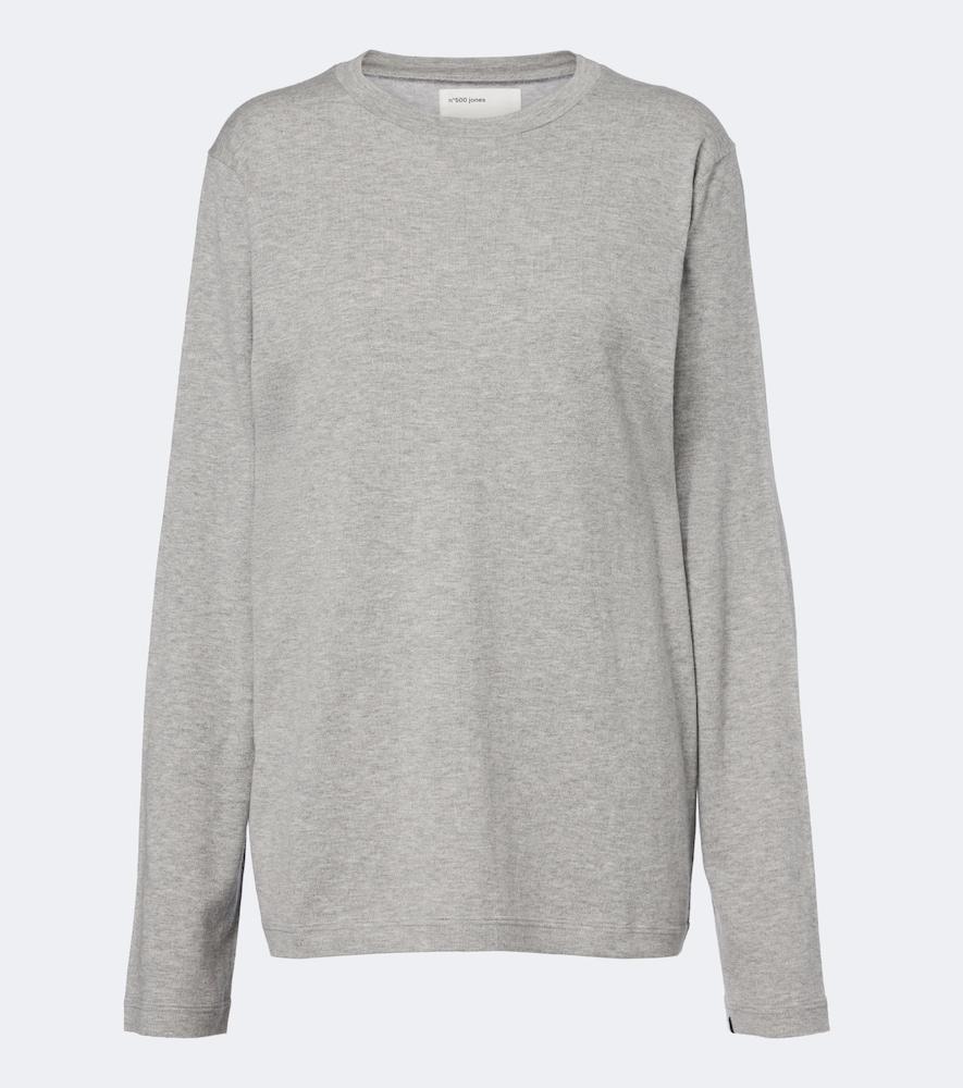 extreme cashmere n°500 jones cotton and cashmere top