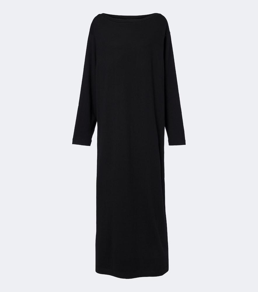 extreme cashmere n°503 pillar cotton and cashmere maxi dress