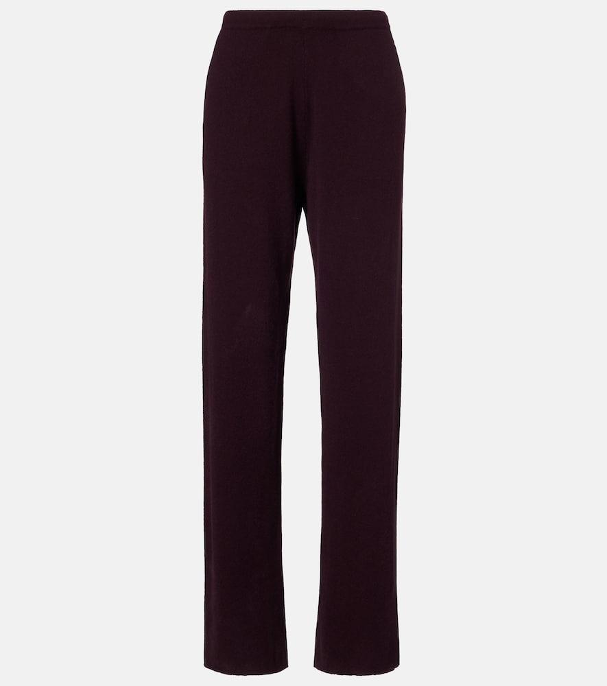 extreme cashmere rush cashmere-blend straight pants