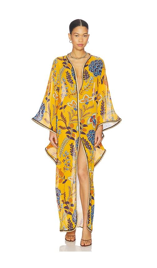 eywasouls malibu jaya dress in mustard. - size m (also in s)