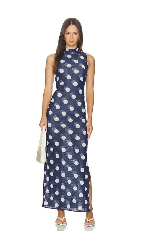 eywasouls malibu jemima dress in navy. - size l (also in xs, s, m)