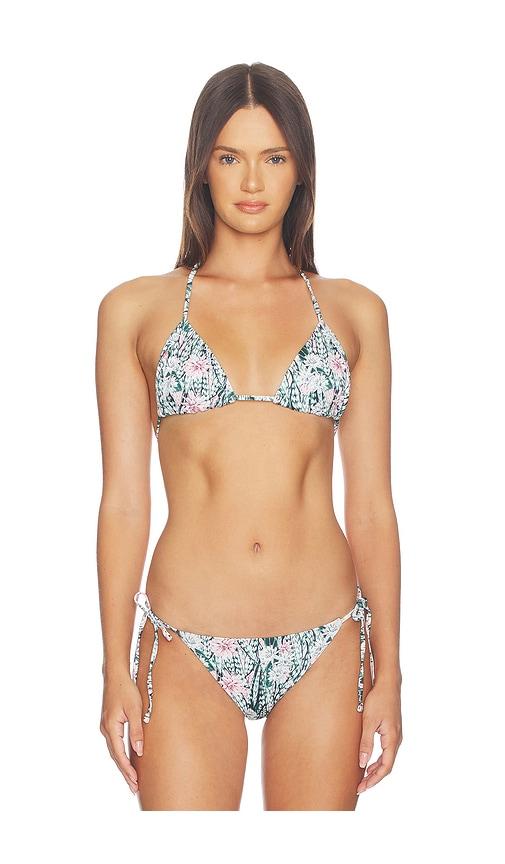 eywasouls malibu kaya bikini top in multi. - size l (also in xs, s, m)