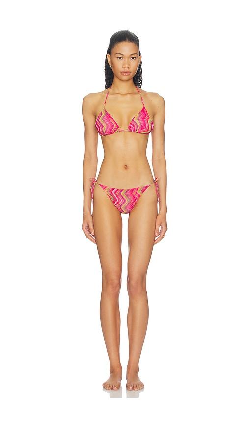 eywasouls malibu layla bikini set in pink. - size l (also in xs, s, m)