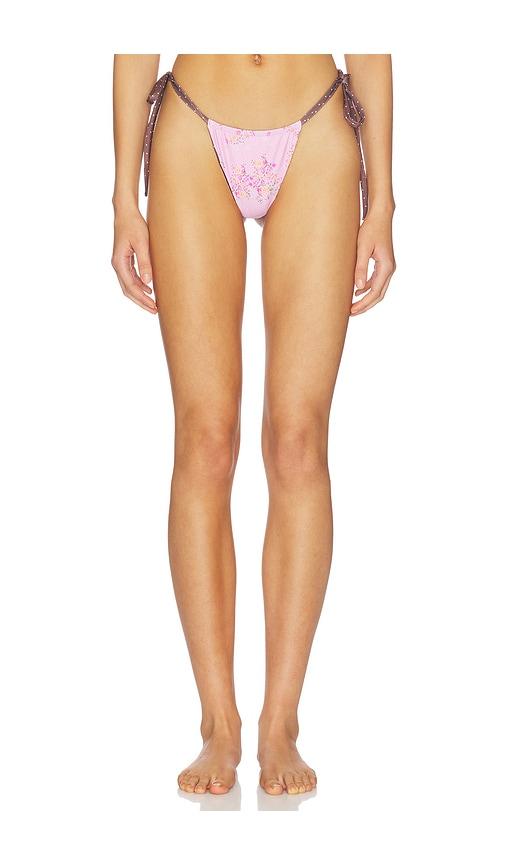 fae birdie bottoms in pink,brown. - size l (also in s, xs, m)