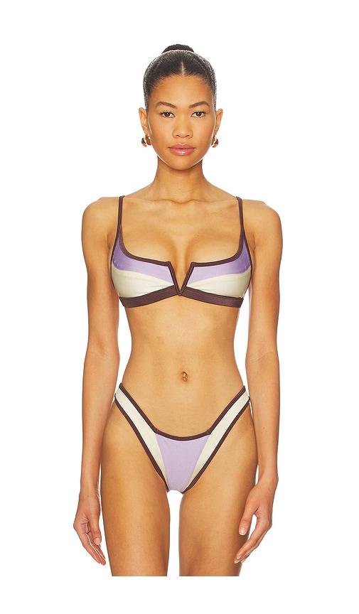 fae gypsy bikini top in purple. - size s (also in xs)