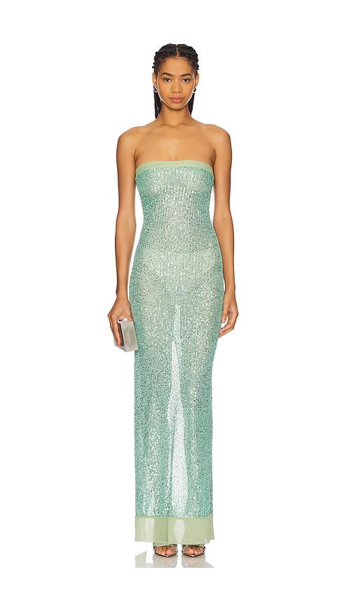 fait par foutch elizabeth dress in teal. - size xs (also in xxl)