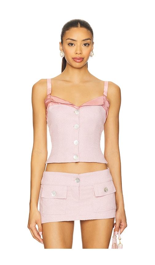 fait par foutch evelyn top in rose. - size s (also in xs)