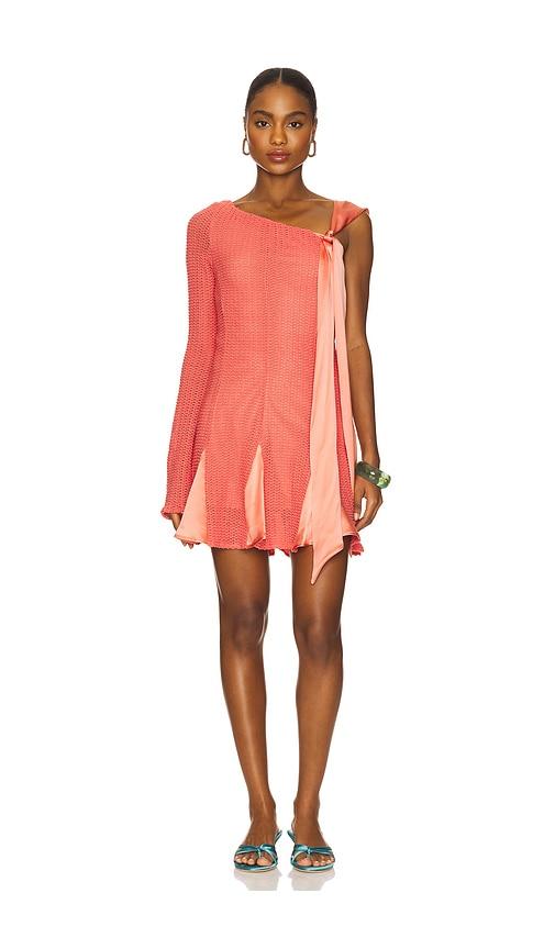 fait par foutch julia dress in coral. - size s (also in xs)