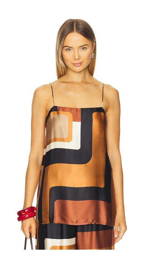 faithfull aina top in brown. - size m (also in s, xs)