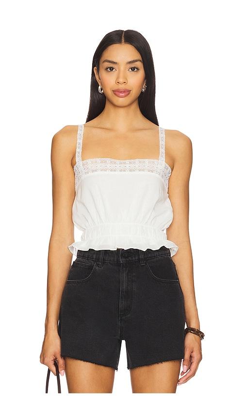 faithfull camille top in white. - size l (also in xl)