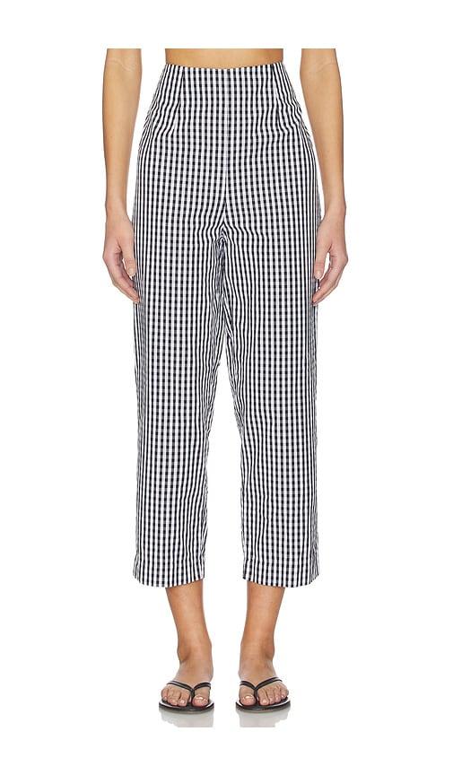 faithfull claudine pants in black,white. - size m (also in s, xs)