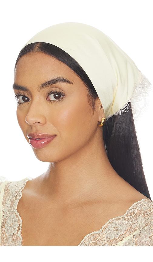 faithfull cydney head scarf in yellow.