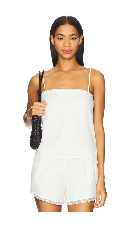 faithfull denise top in white. - size l (also in m, xl)