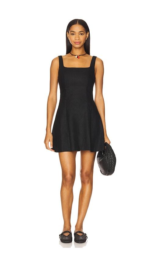 faithfull felice mini dress in black. - size s (also in xs)