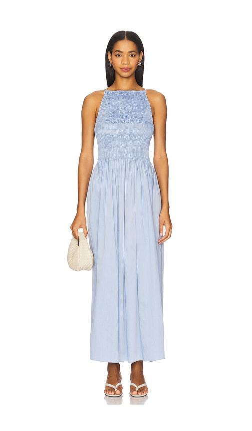 faithfull laia maxi dress in baby blue. - size l (also in xl)