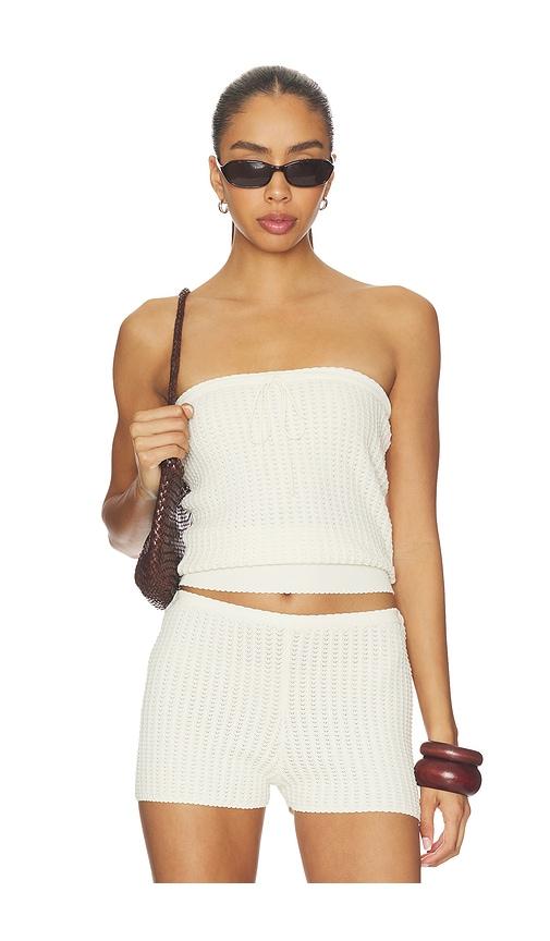 faithfull lucinda top in white. - size l (also in s, xs, m, xl)