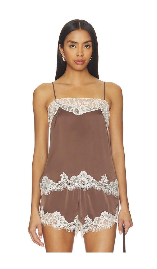 faithfull marisol top in chocolate. - size m (also in xl)
