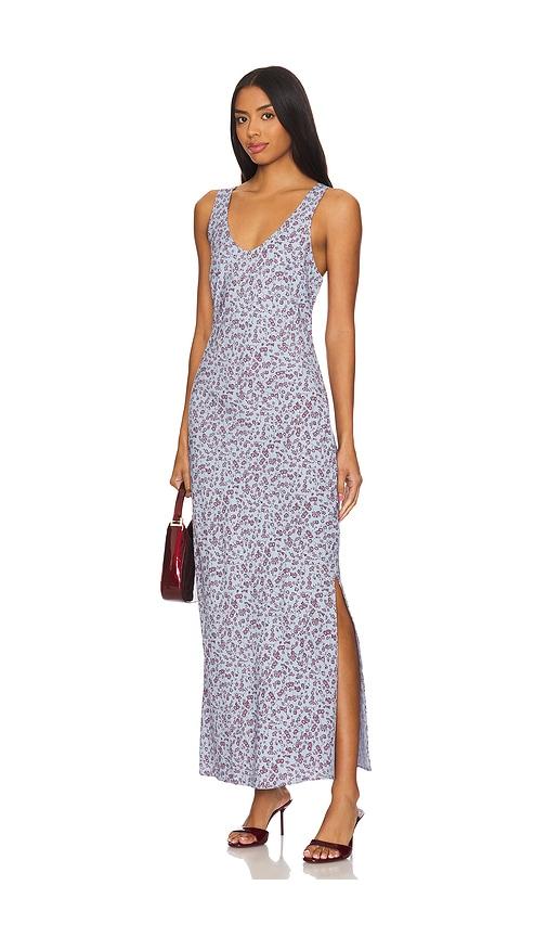 faithfull olivia maxi dress in baby blue. - size l (also in s)