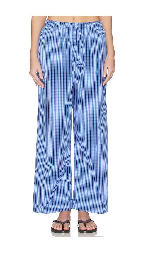 faithfull paloma pant in blue. - size l (also in s, xs, m, xl)