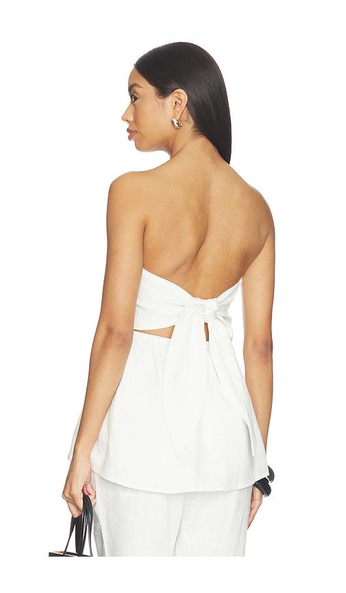 faithfull solmar top in white. - size l (also in m)