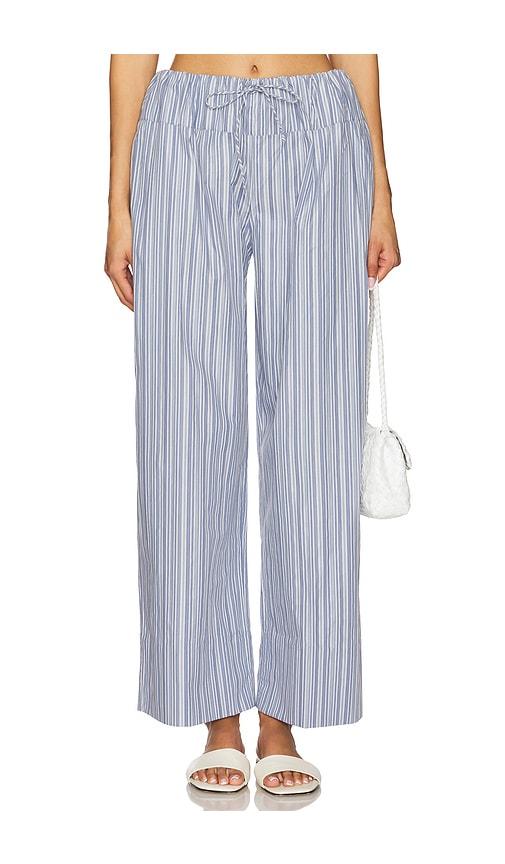 faithfull vieu relaxed pant in blue. - size l (also in s)