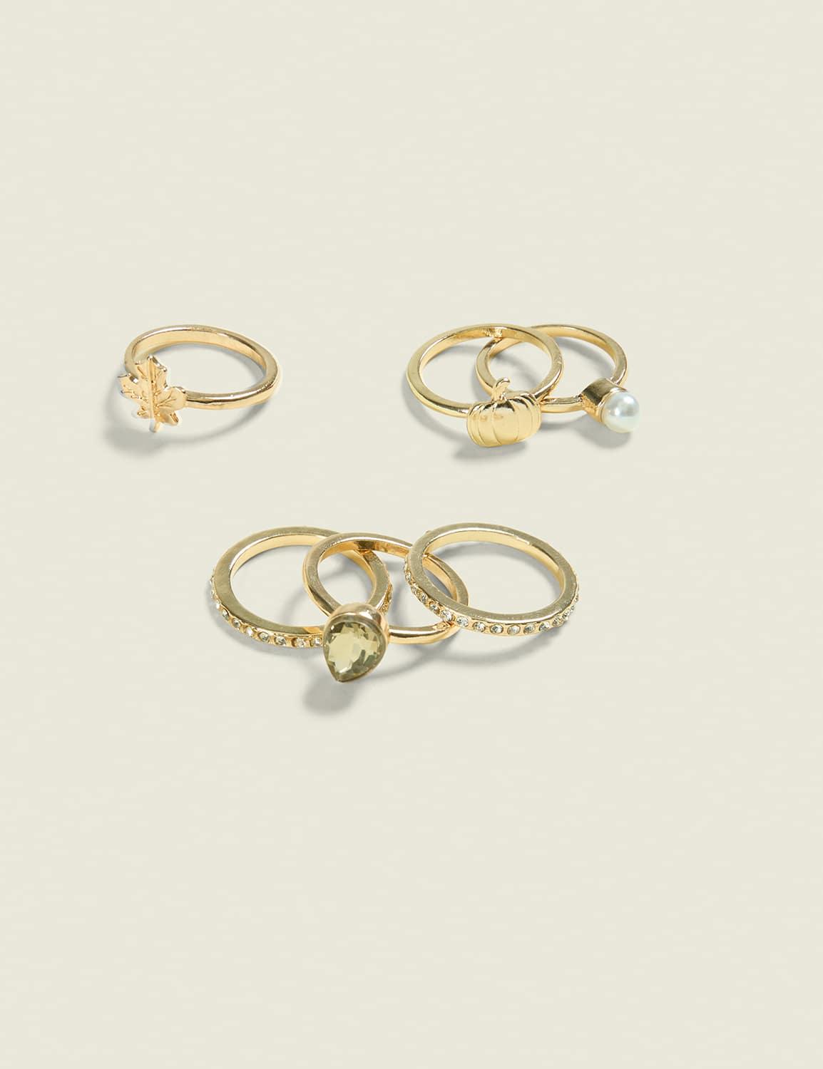 fall ring stack